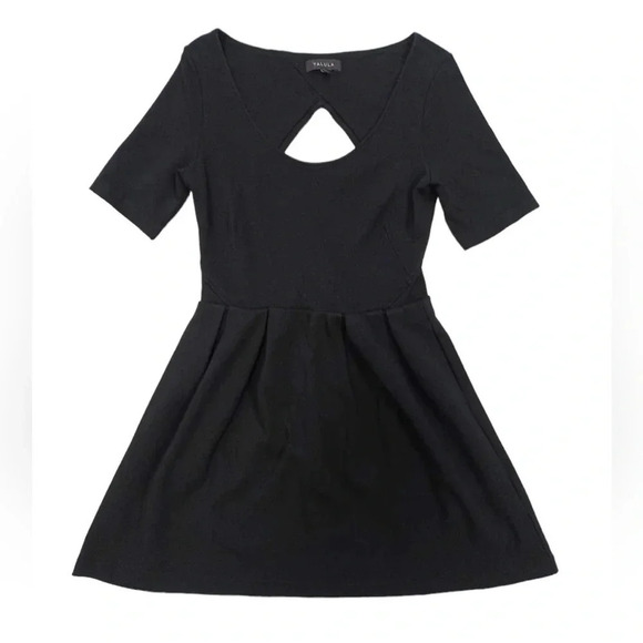 Talula Black Skater Dress Size  8 - Picture 5 of 12